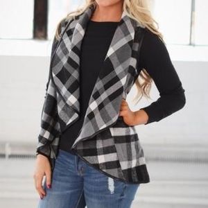 Plaid Dressy Vest